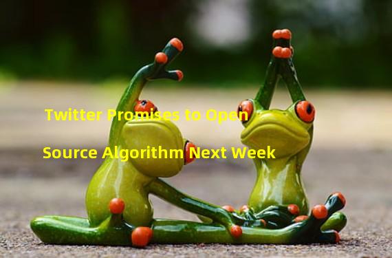 Twitter Promises to Open Source Algorithm Next Week