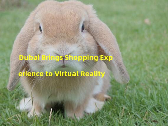Dubai Brings Shopping Experience to Virtual Reality