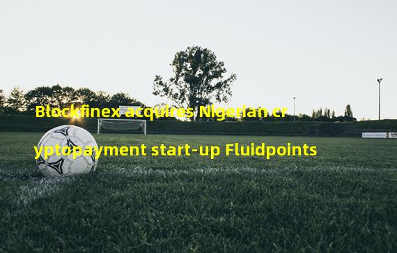 Blockfinex acquires Nigerian cryptopayment start-up Fluidpoints