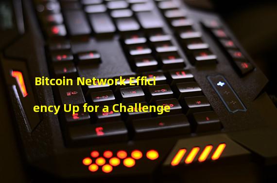 Bitcoin Network Efficiency Up for a Challenge