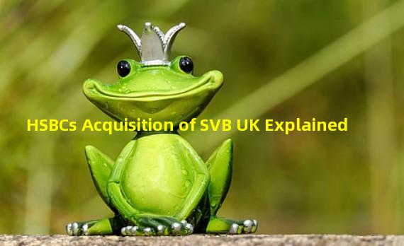 HSBCs Acquisition of SVB UK Explained