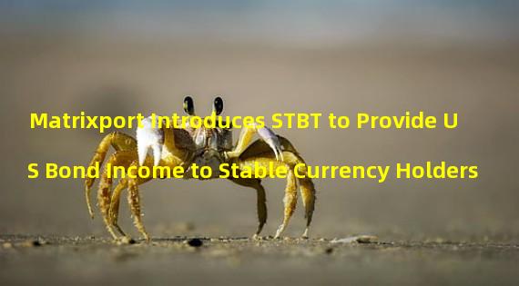 Matrixport Introduces STBT to Provide US Bond Income to Stable Currency Holders 