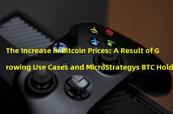 The Increase in Bitcoin Prices: A Result of Growing Use Cases and MicroStrategys BTC Holdings