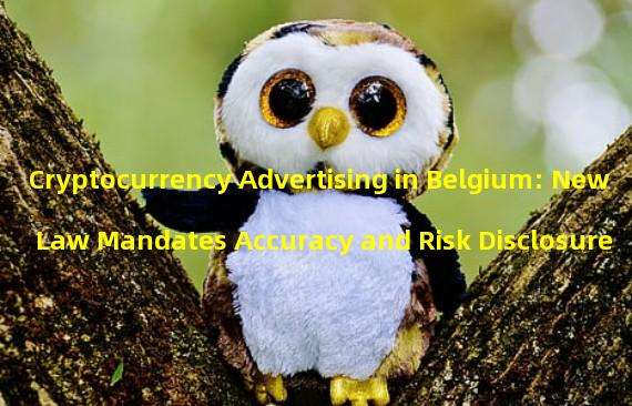 Cryptocurrency Advertising in Belgium: New Law Mandates Accuracy and Risk Disclosure