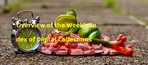 Overview of the Weekly Index of Digital Collections