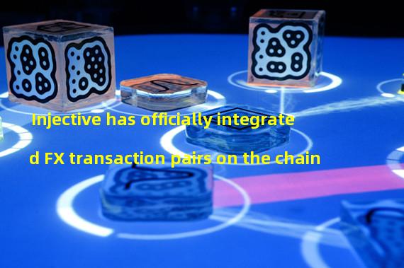 Injective has officially integrated FX transaction pairs on the chain