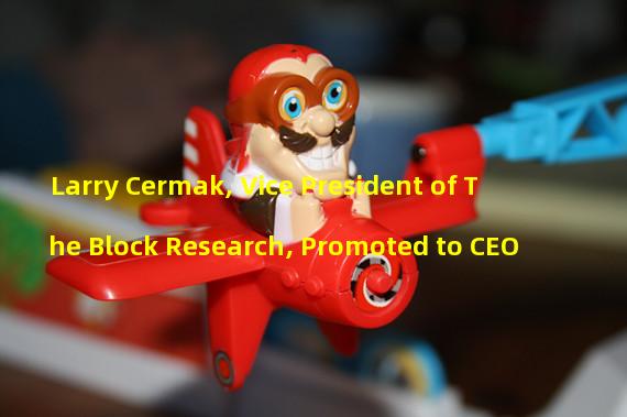 Larry Cermak, Vice President of The Block Research, Promoted to CEO