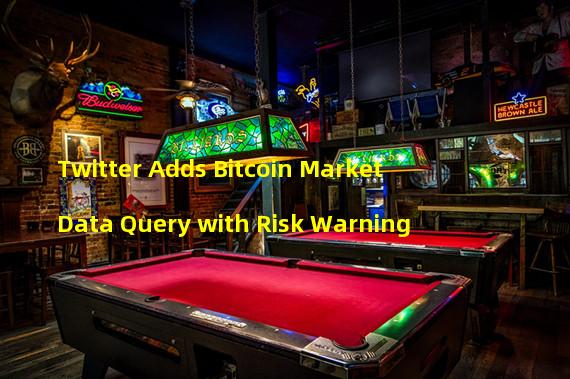 Twitter Adds Bitcoin Market Data Query with Risk Warning