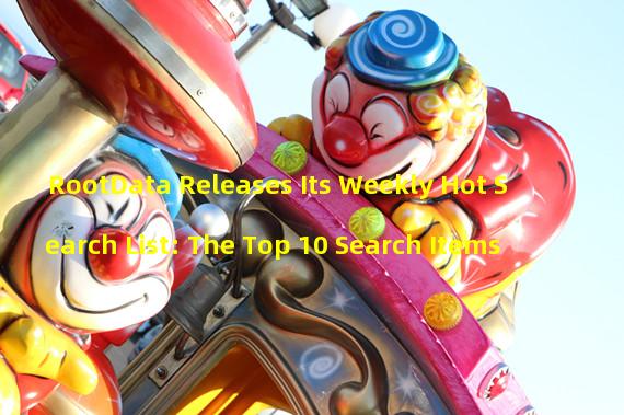 RootData Releases Its Weekly Hot Search List: The Top 10 Search Items