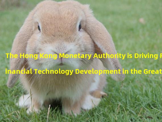 The Hong Kong Monetary Authority is Driving Financial Technology Development in the Greater Bay Area