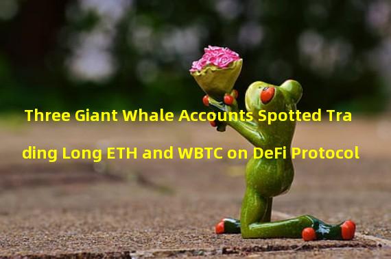 Three Giant Whale Accounts Spotted Trading Long ETH and WBTC on DeFi Protocol