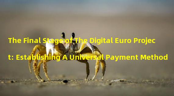 The Final Stage of The Digital Euro Project: Establishing A Universal Payment Method