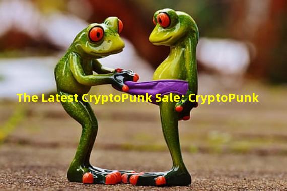 The Latest CryptoPunk Sale: CryptoPunk #3039