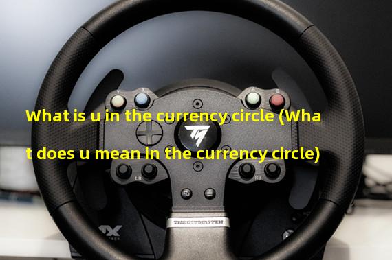 What is u in the currency circle (What does u mean in the currency circle)