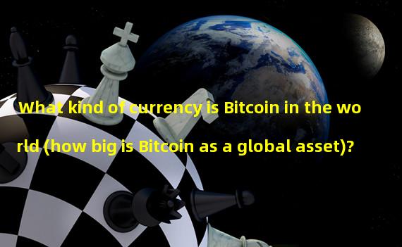 What kind of currency is Bitcoin in the world (how big is Bitcoin as a global asset)? 