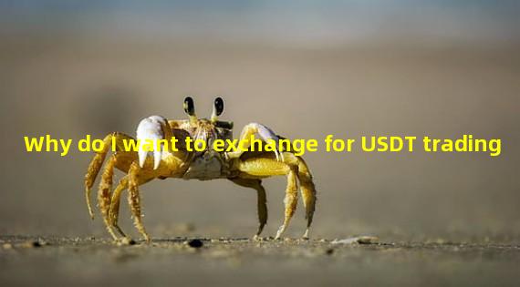 Why do I want to exchange for USDT trading
