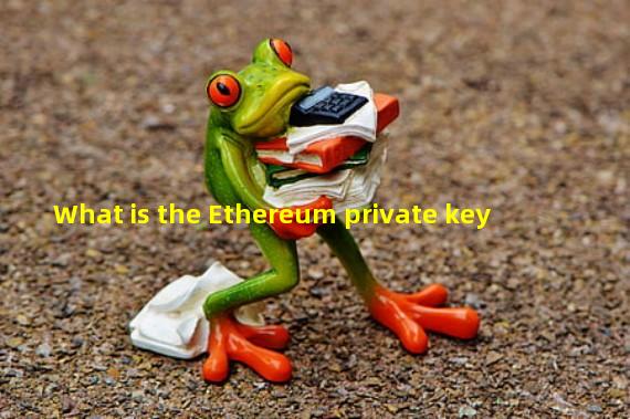 What is the Ethereum private key